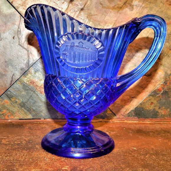 Avon Other - Vintage Avon Cobalt Blue WA Mt Vernon Creamer